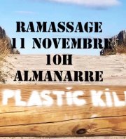 ramassage déchets aquatiques Almanarre Hyeres