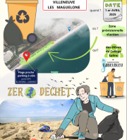 Ramassage de déchets au Pilou