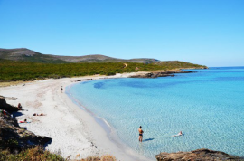 La plage de Macinaggio
